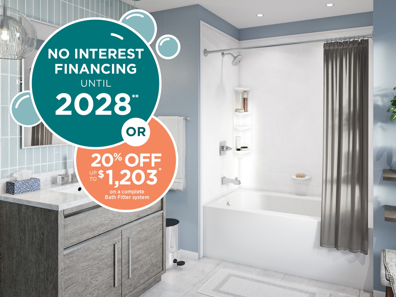 Custom Bathroom Remodeler Green Bay, WI | Bath Fitter